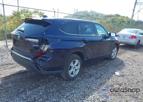 2022 Toyota Highlander Hybrid Le из США, поврежденный, VIN 5TDZARAH0NS517185